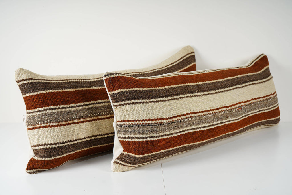 Kilim Kırlent Kılıfı 2'li Set 40 x 100 cm