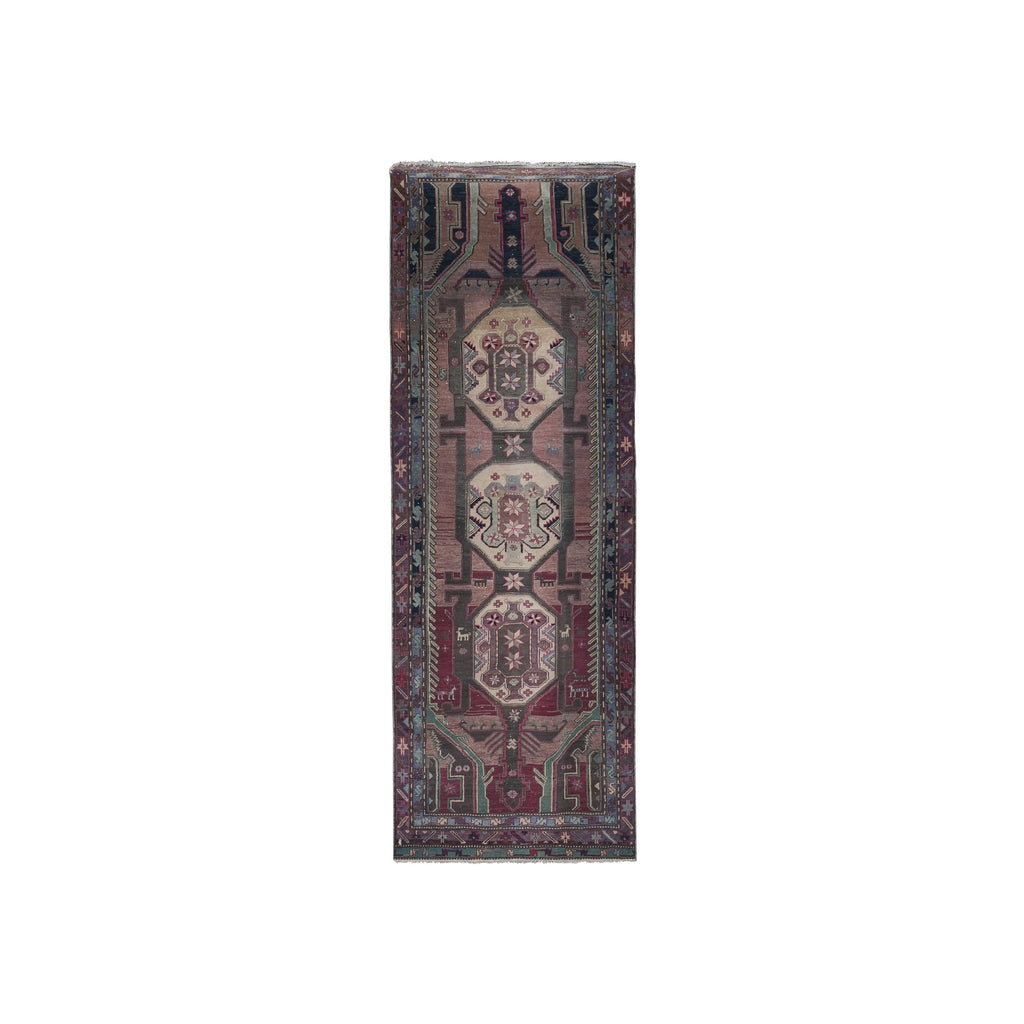 Vintage Kafkas Halı Yolluk 118 x 322 cm