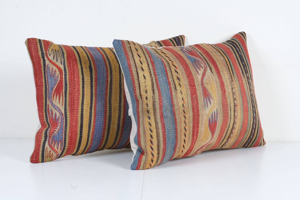 Kilim Kırlent Kılıfı 2'li Set 40 x 60 cm