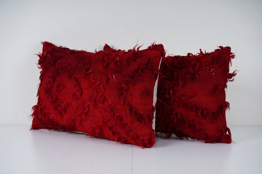 Halı Kırlent Kılıfı 2'li Set 30 x 50 cm