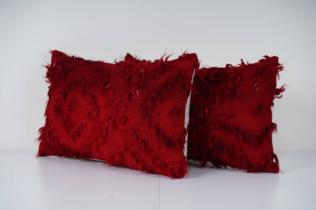 Halı Kırlent Kılıfı 2'li Set 30 x 50 cm
