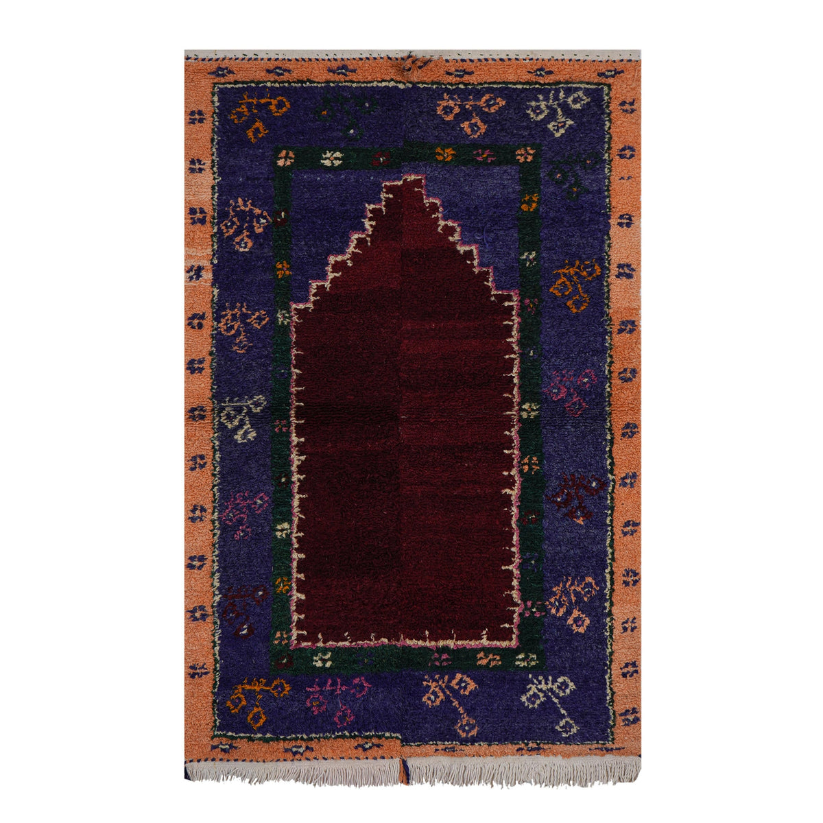 Vintage Türk Tulu Halı 103 x 150 cm