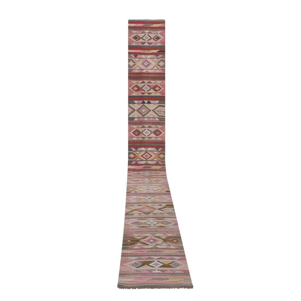 Vintage Anadolu Kilim Yolluk 77 x 667 cm