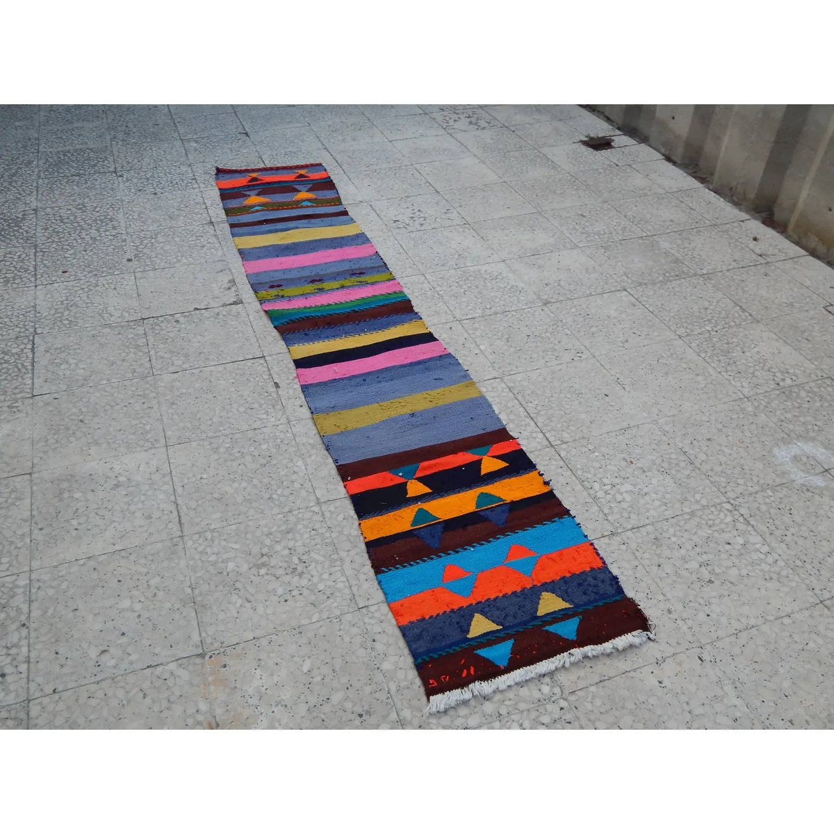 Vintage Kilim Yolluk 47 x 248 cm