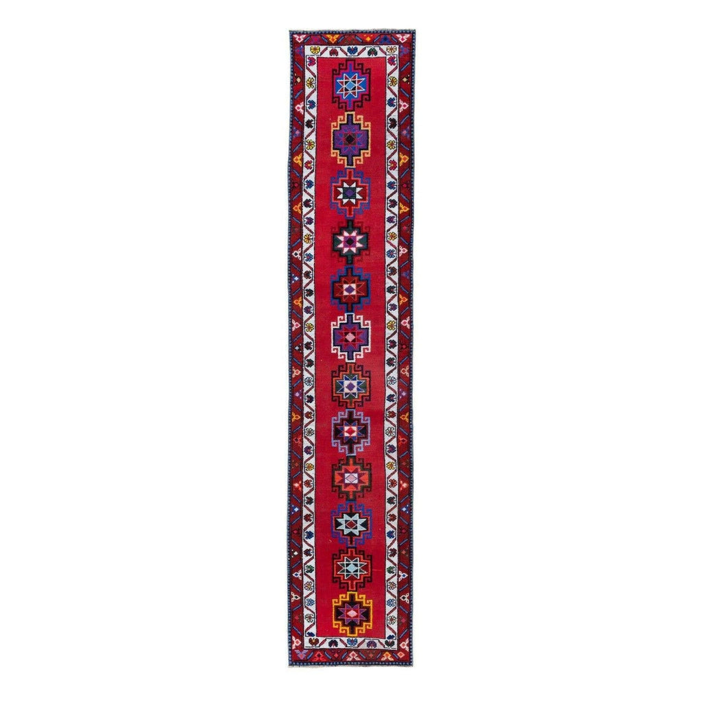 Vintage Herki Halı Yolluk 77 x 375 cm
