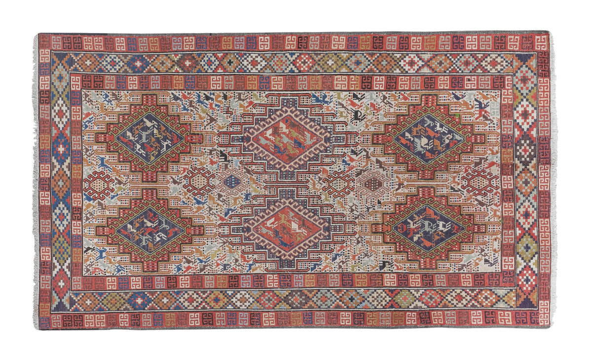 Vintage Sumak Halı 117 x 200 cm
