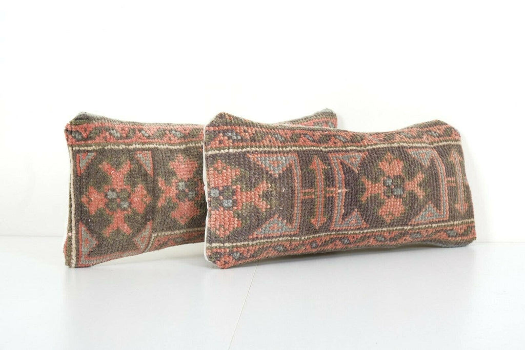 Halı Kırlent Kılıfı 2'li Set 20 x 50 cm