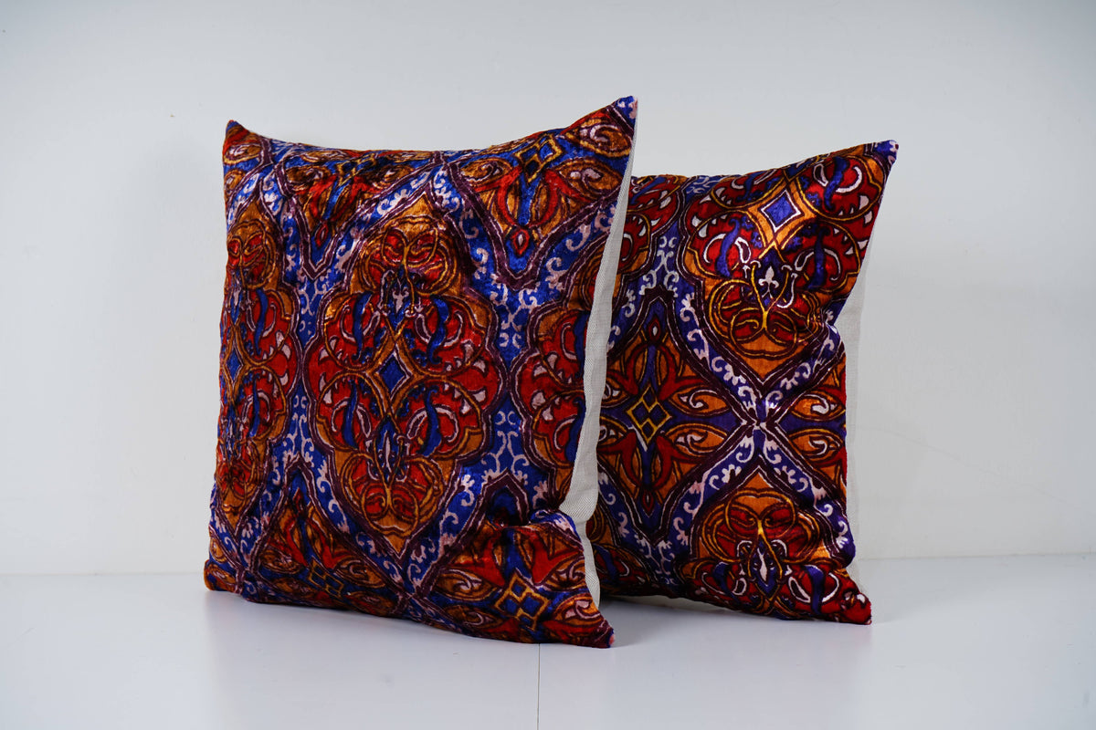 Halı Kırlent Kılıfı 2'li Set 50 x 50 cm