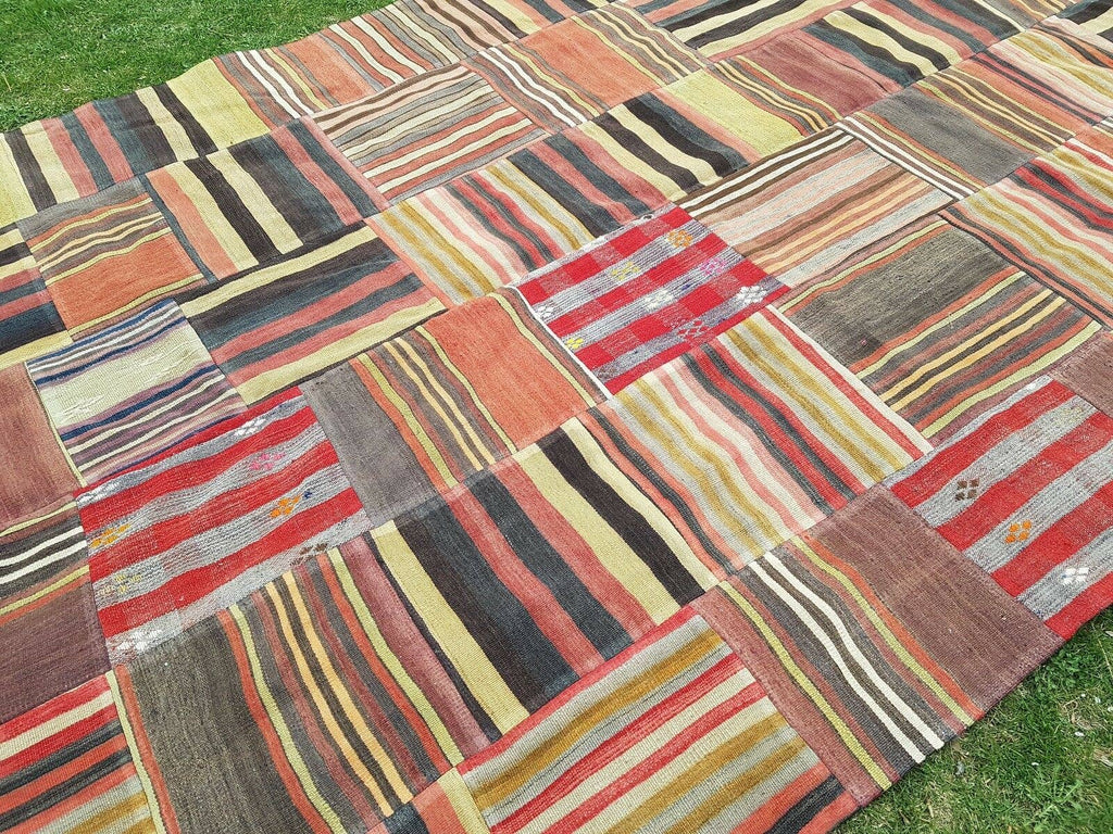 Vintage Patchwork Kilim 215 x 300 cm