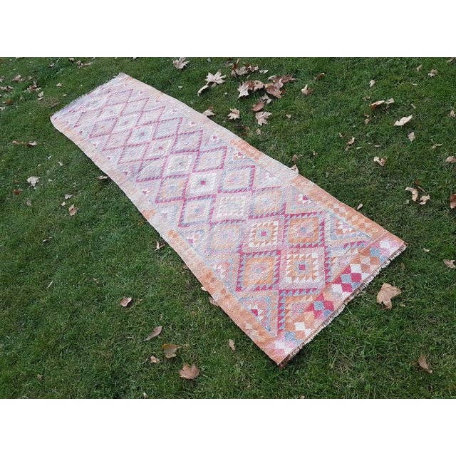 Vintage Herki Kilim Yolluk 80 x 300 cm
