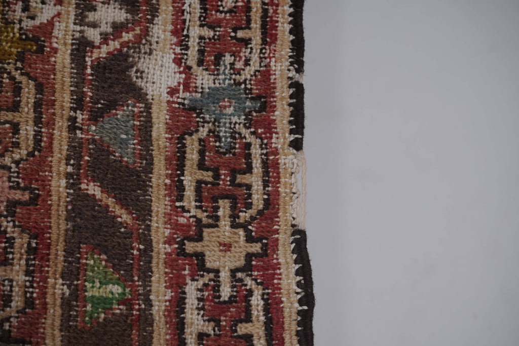 Vintage Hayvan Desenli Sumak Kilim 106 x 140 cm