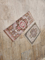 Vintage Türk Yastık Halı 2'li Set 51 x 66 cm