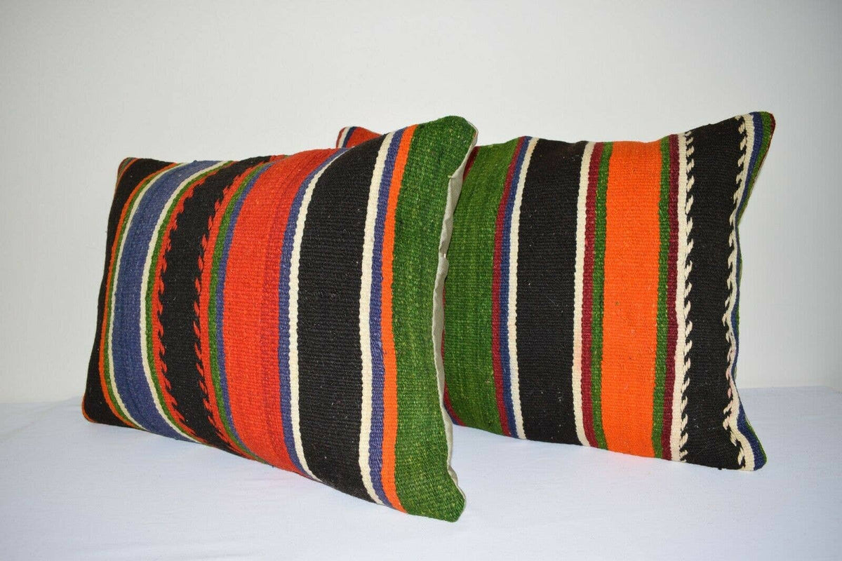 Kilim Kırlent Kılıfı 2'li Set 45 x 60 cm