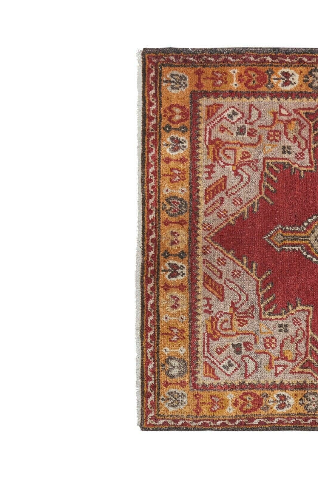 Vintage Türk Halı 92 x 133 cm