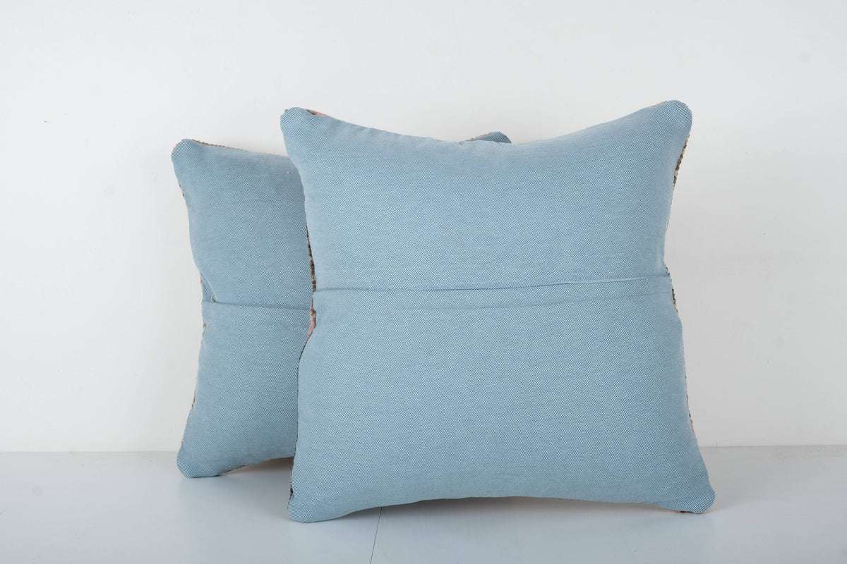 Halı Kırlent Kılıfı 2'li Set 45 x 45 cm