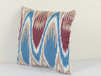 İpek Ikat Kadife Kırlent Kılıfı 31 x 33 cm