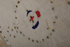 El İşlemesi Suzani Duvar Örtüsü 130 x 136 cm