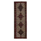 Vintage Hayvan Desenli Sumak Kilim Yolluk 104 x 285 cm