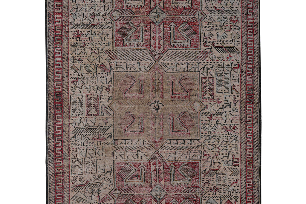 Vintage Sumak Kilim 123 x 183 cm