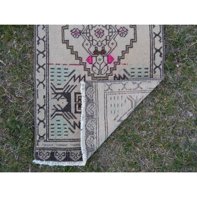 Vintage Türk Halı 49 x 102 cm