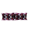 İpek Ikat Kadife Kırlent Kılıfı 3'li Set 40 x 60 cm