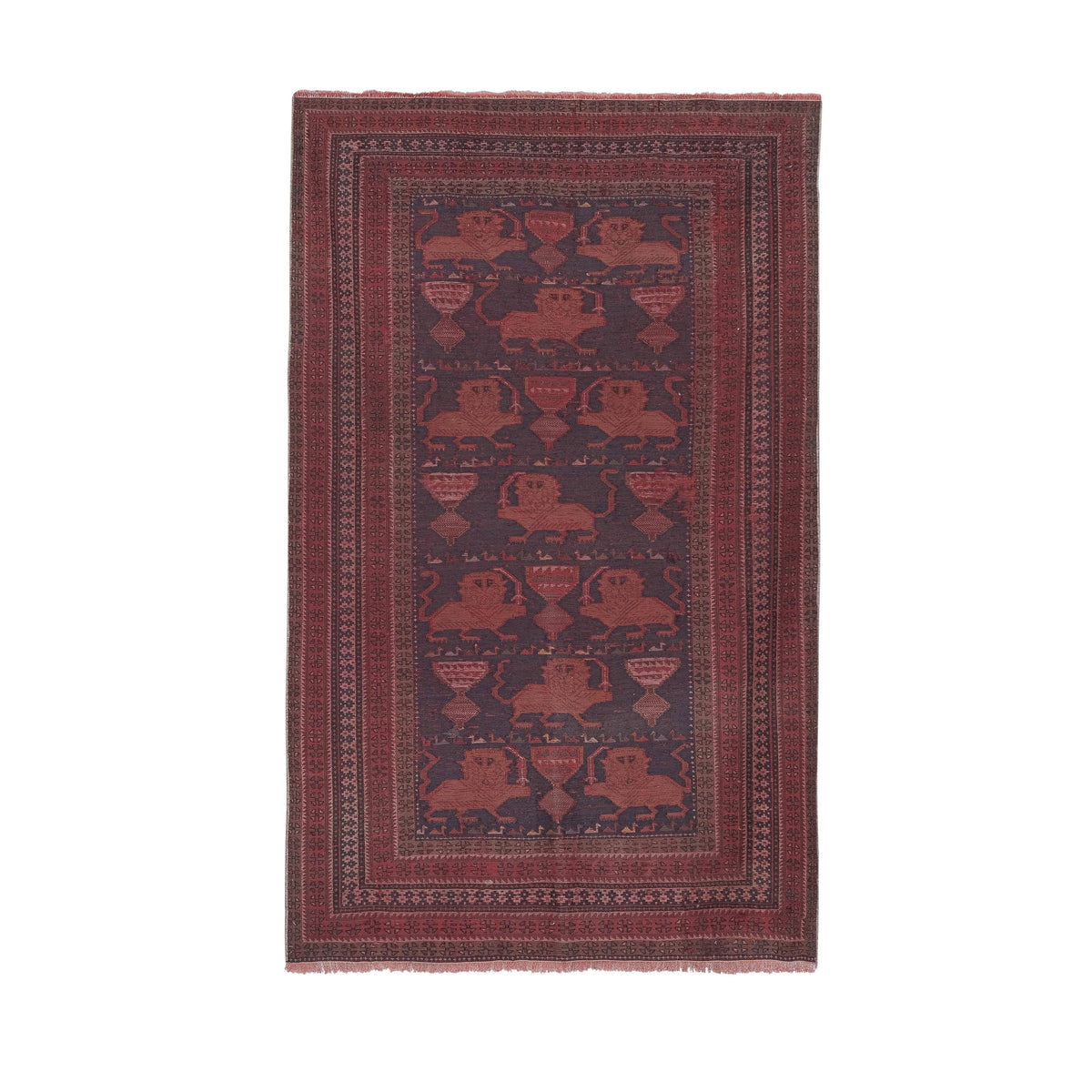 Vintage Türk Sumak Halı 116 x 187 cm