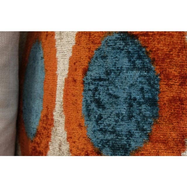 İpek Ikat Kadife Kırlent Kılıfı 2'li Set 60 x 60 cm