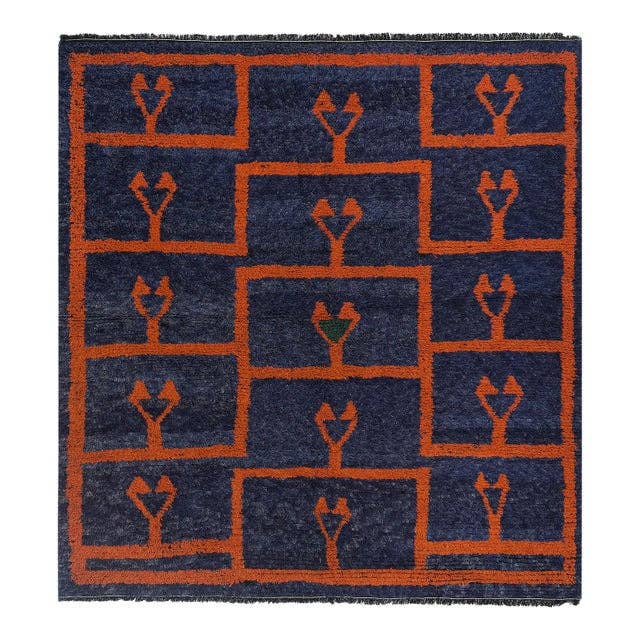 Vintage Türk Tulu Halı 183 x 189 cm