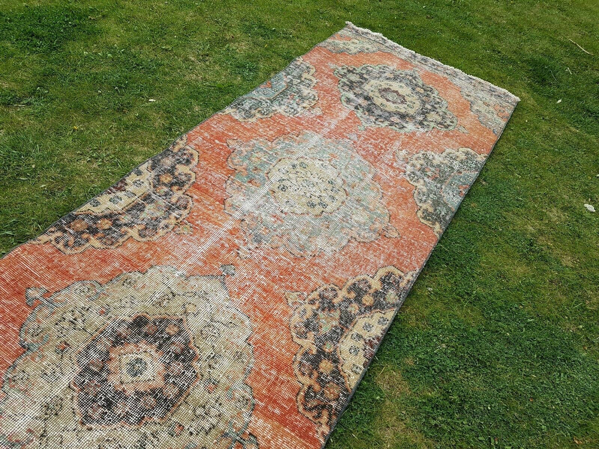 Vintage Türk Halı Yolluk 89 x 391 cm