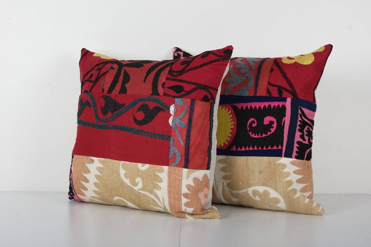Suzani Kırlent Kılıfı 2'li Set 43 x 47 cm