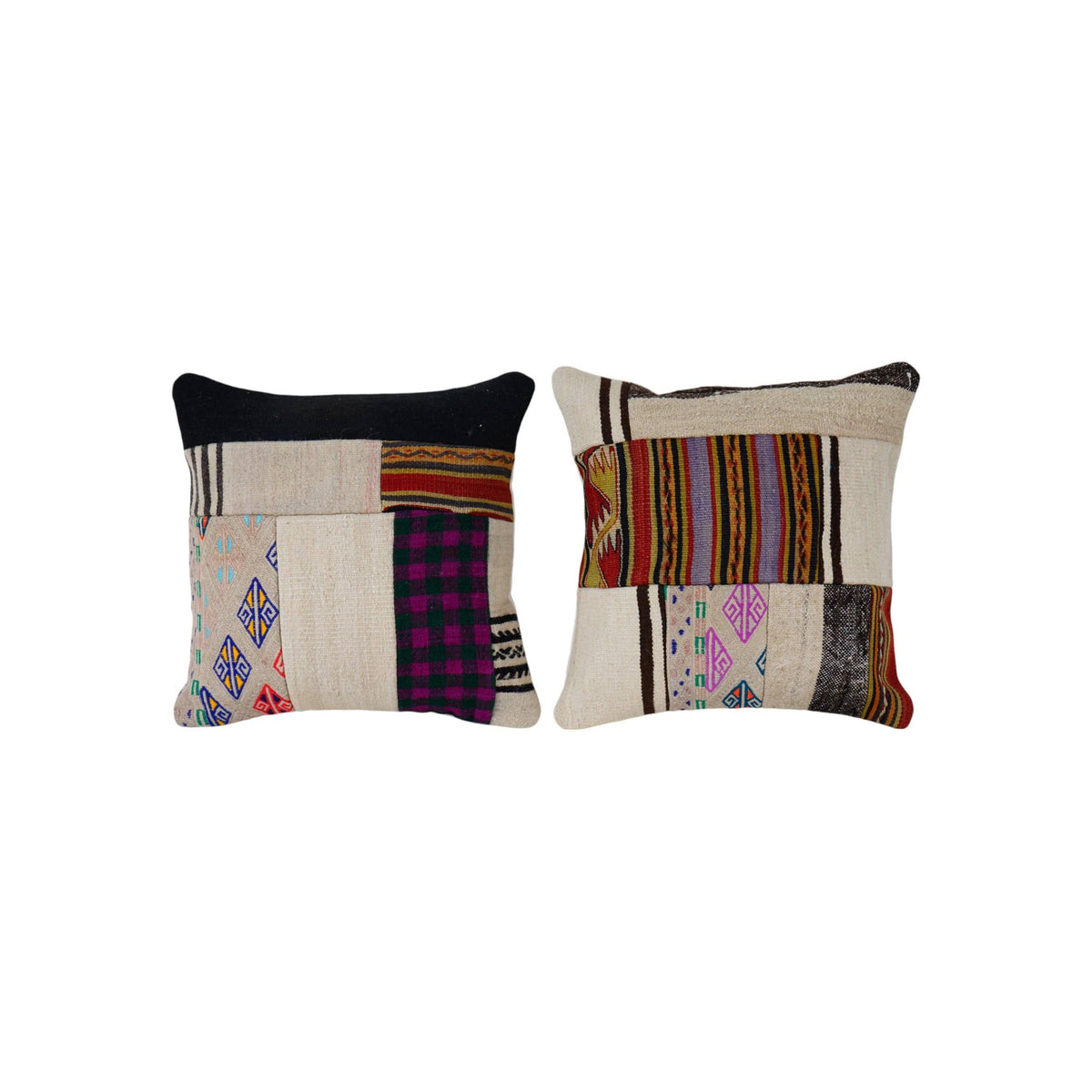 Patchwork Kırlent Kılıfı 50 x 50 cm