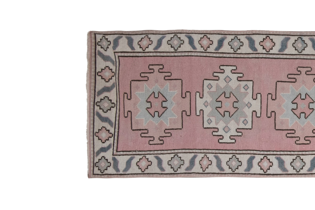 Vintage Türk Halı Yolluk 75 x 397 cm