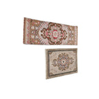 Vintage Türk Yastık Halı 2'li Set 51 x 66 cm
