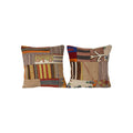 Patchwork Kırlent Kılıfı 2'li Set 50 x 50 cm