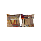 Patchwork Kırlent Kılıfı 2'li Set 50 x 50 cm