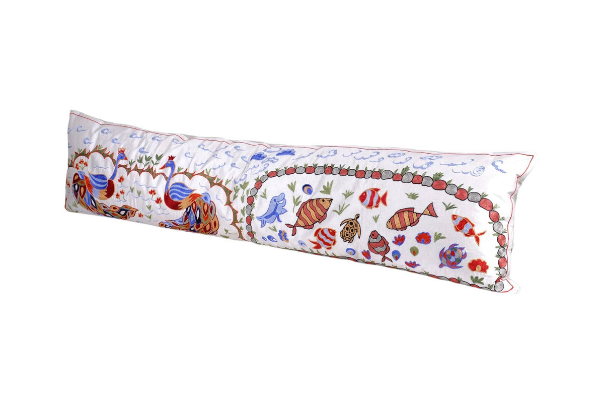 At Desenli Suzani Kırlent Kılıfı 50 x 195 cm