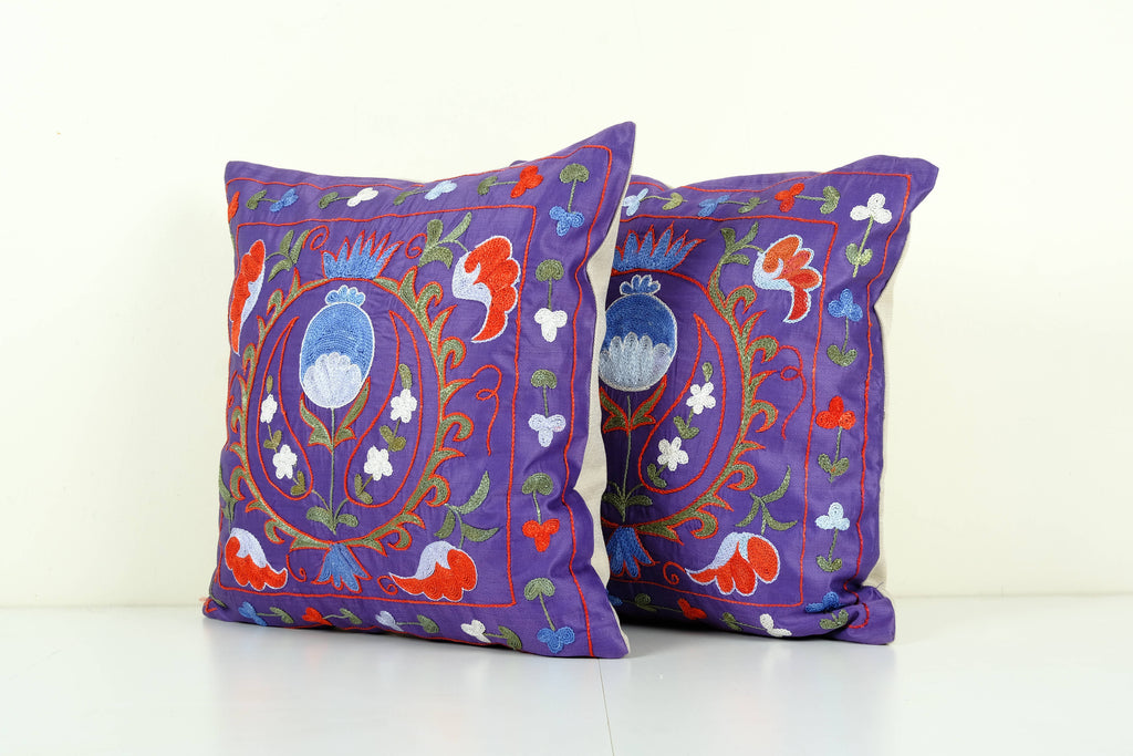 Suzani Kırlent Kılıfı 2'li Set 47 x 47 cm