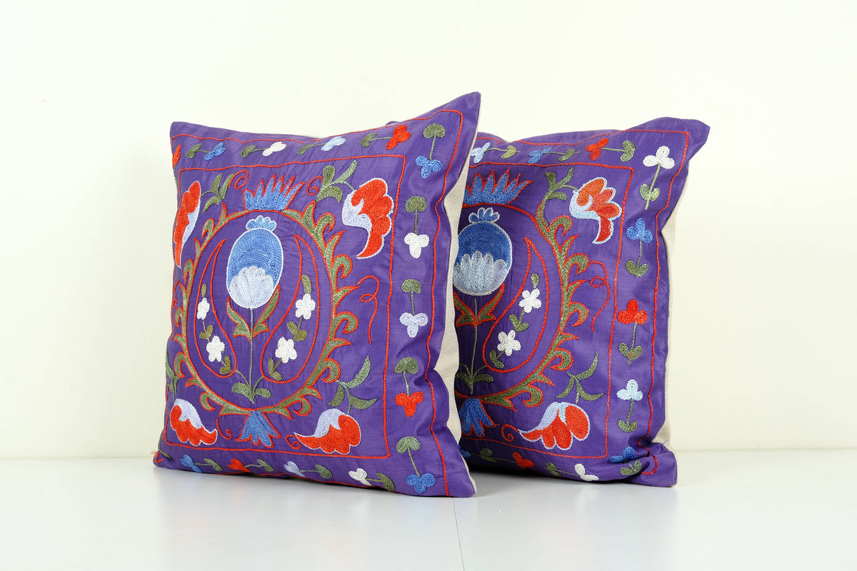 Suzani Kırlent Kılıfı 2'li Set 47 x 47 cm