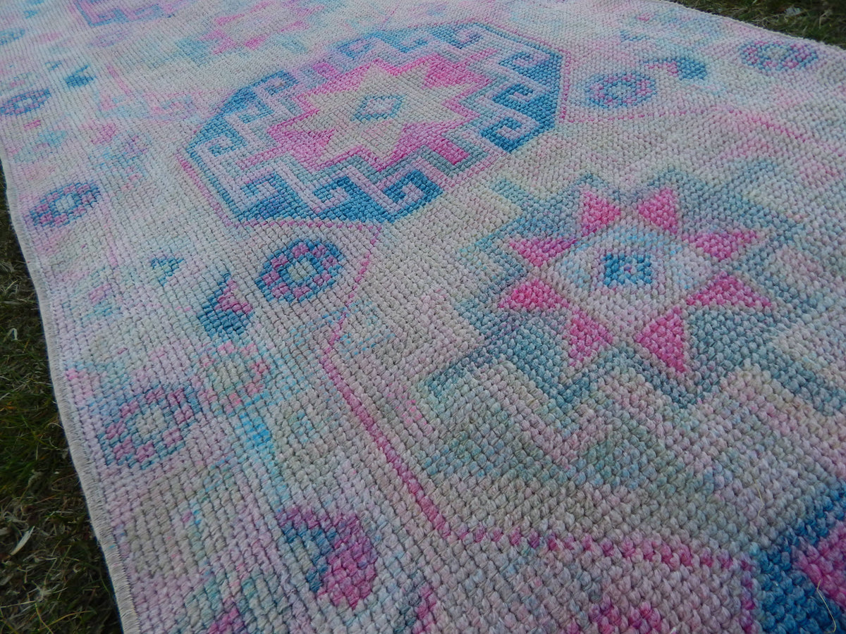 Vintage Herki Halı Yolluk 80 x 363 cm