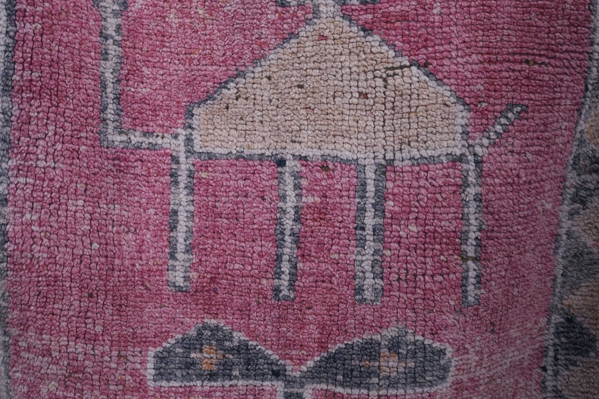 Vintage Herki Halı Yolluk 89 x 325 cm