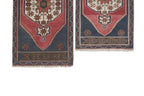 Vintage Türk Yastık Halı 2'li Set 57 x 97 cm