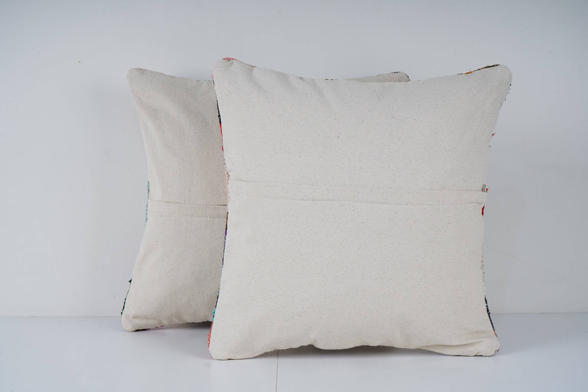 Halı Kırlent Kılıfı 2'li Set 50 x 50 cm