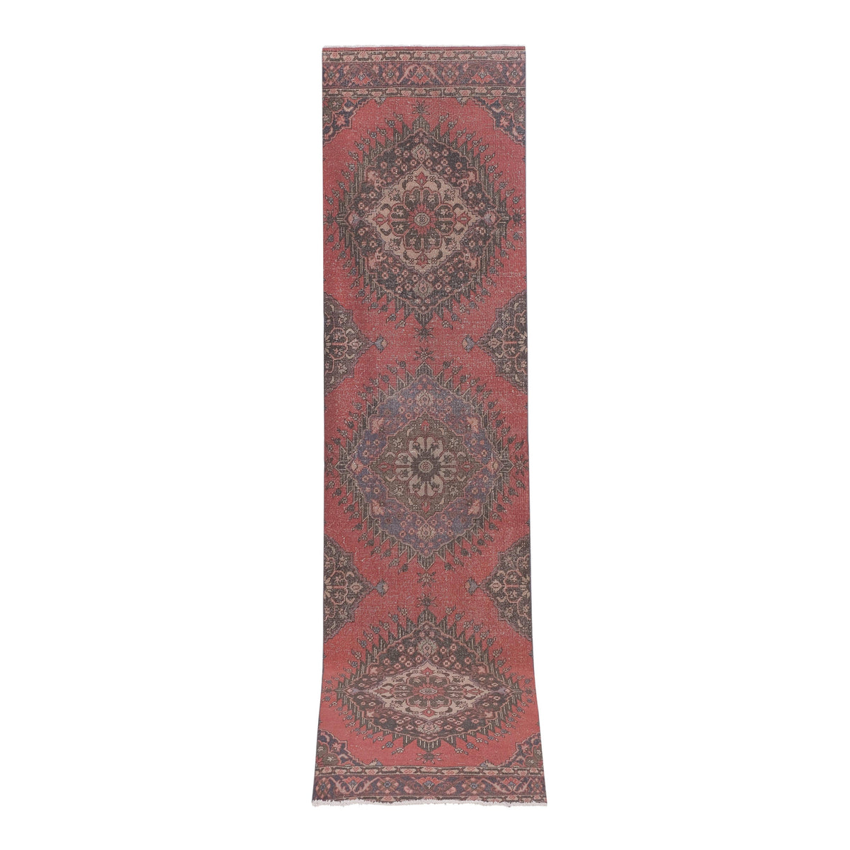 Vintage Türk Halı Yolluk 101 x 404 cm