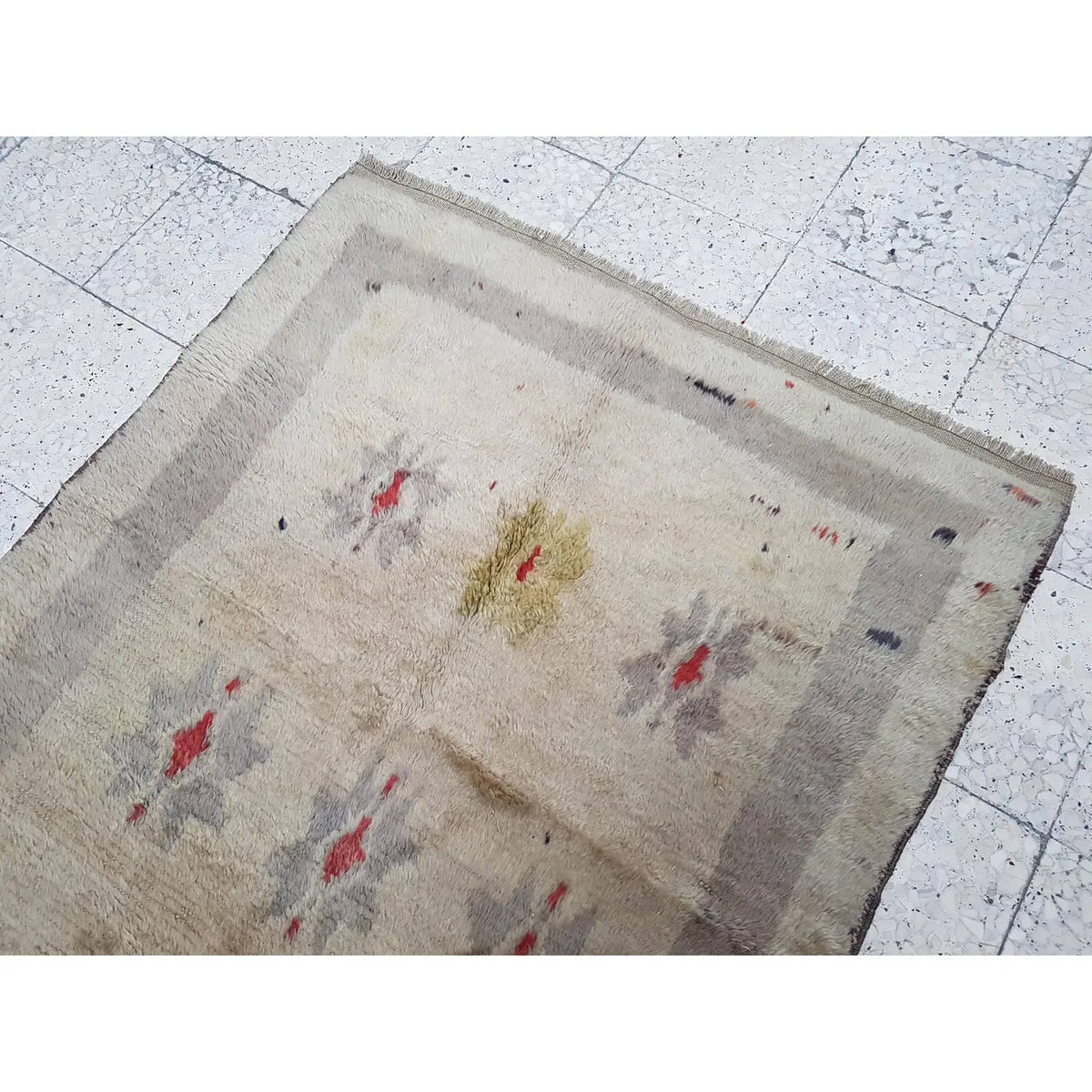 Vintage Türk Tulu Halı 115 x 143 cm