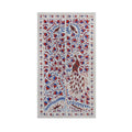 Kuş Desenli Suzani Duvar Örtüsü 109 x 186 cm