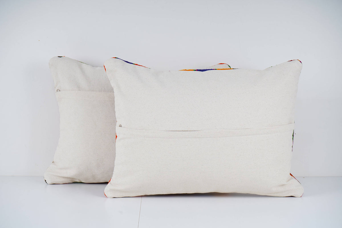 Kilim Kırlent Kılıfı 2'li Set 45 x 60 cm
