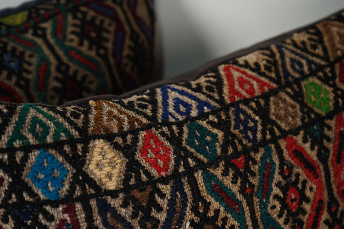 Kilim Kırlent Kılıfı 2'li Set 40 x 40 cm