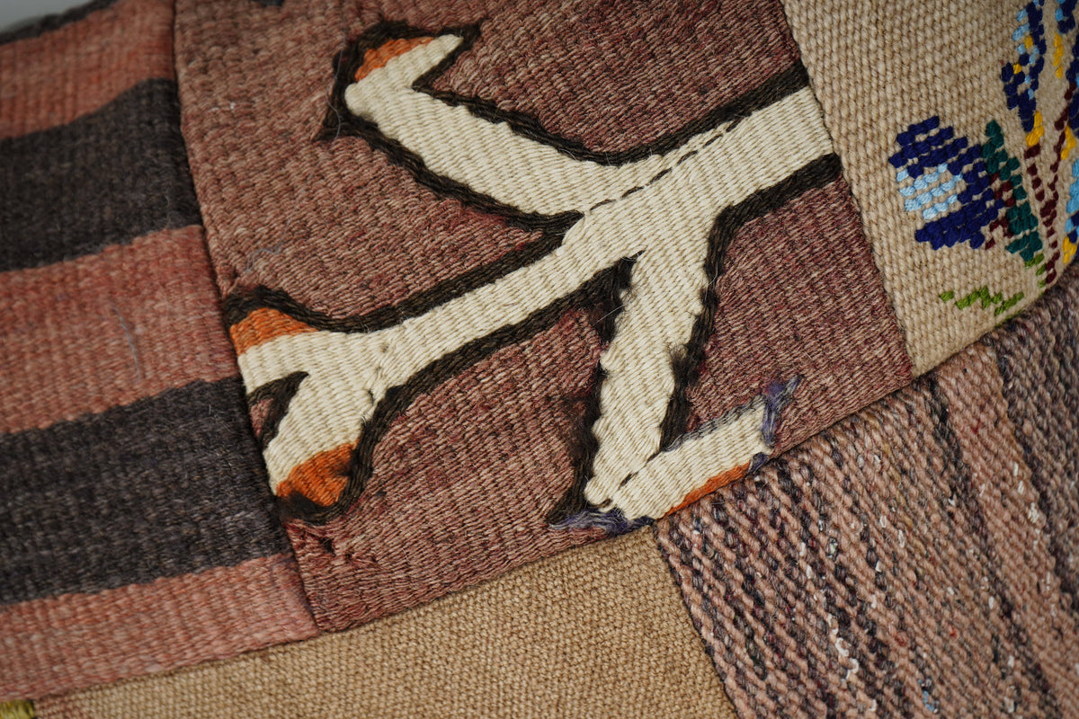 Patchwork Kırlent Kılıfı 2'li Set 50 x 50 cm