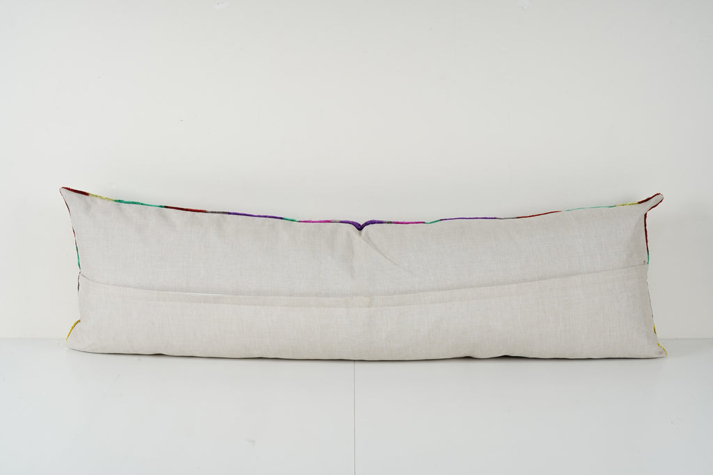 İpek Ikat Kadife Kırlent Kılıfı 40 x 125 cm