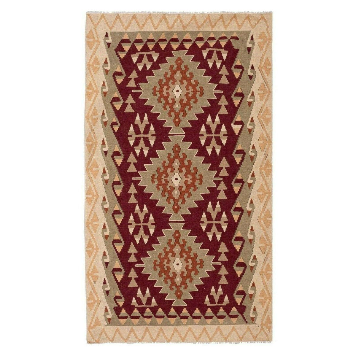 Vintage Kayseri Kilim 122 x 225 cm